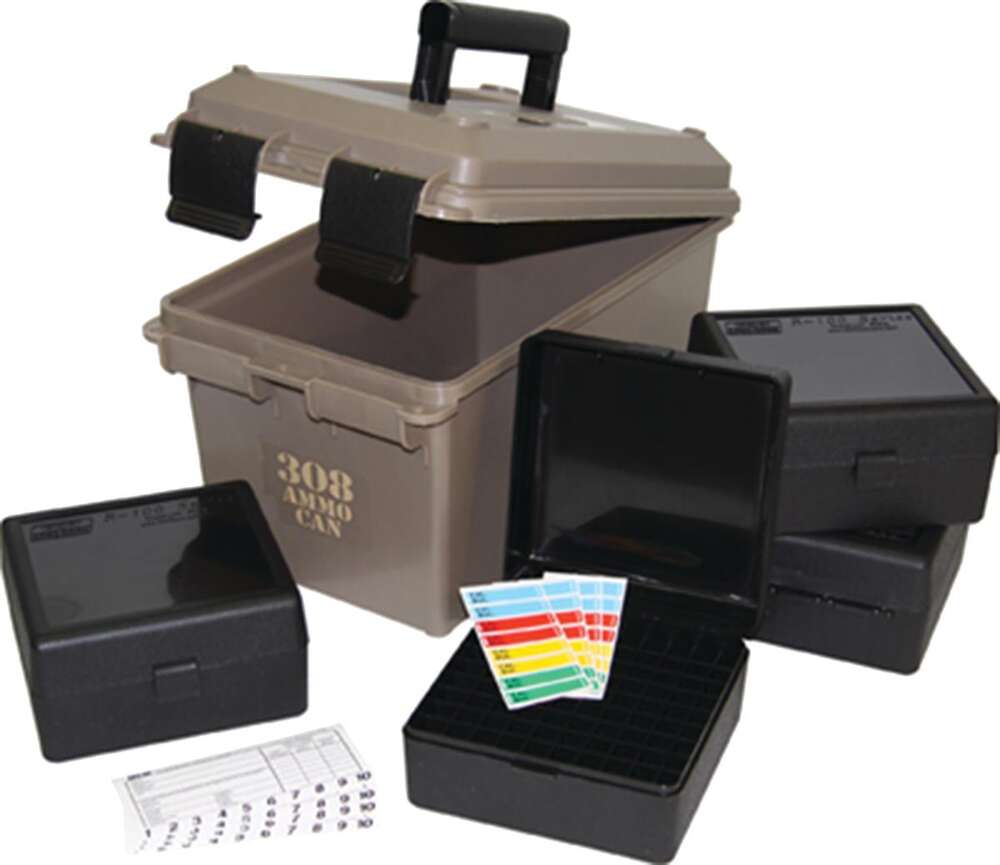 Misc. Accessories MTM Case Gard Ready Series 308 AMMO CAN FOR 400 RD INCLUDES 4 EACH RM-100 DE